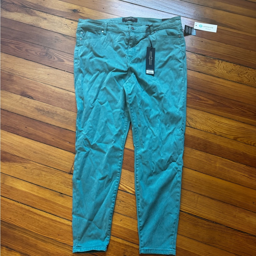 Liverpool Women's Aqua Skinny Jeans